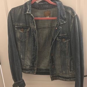 American Eagle Jean Jacket size Large